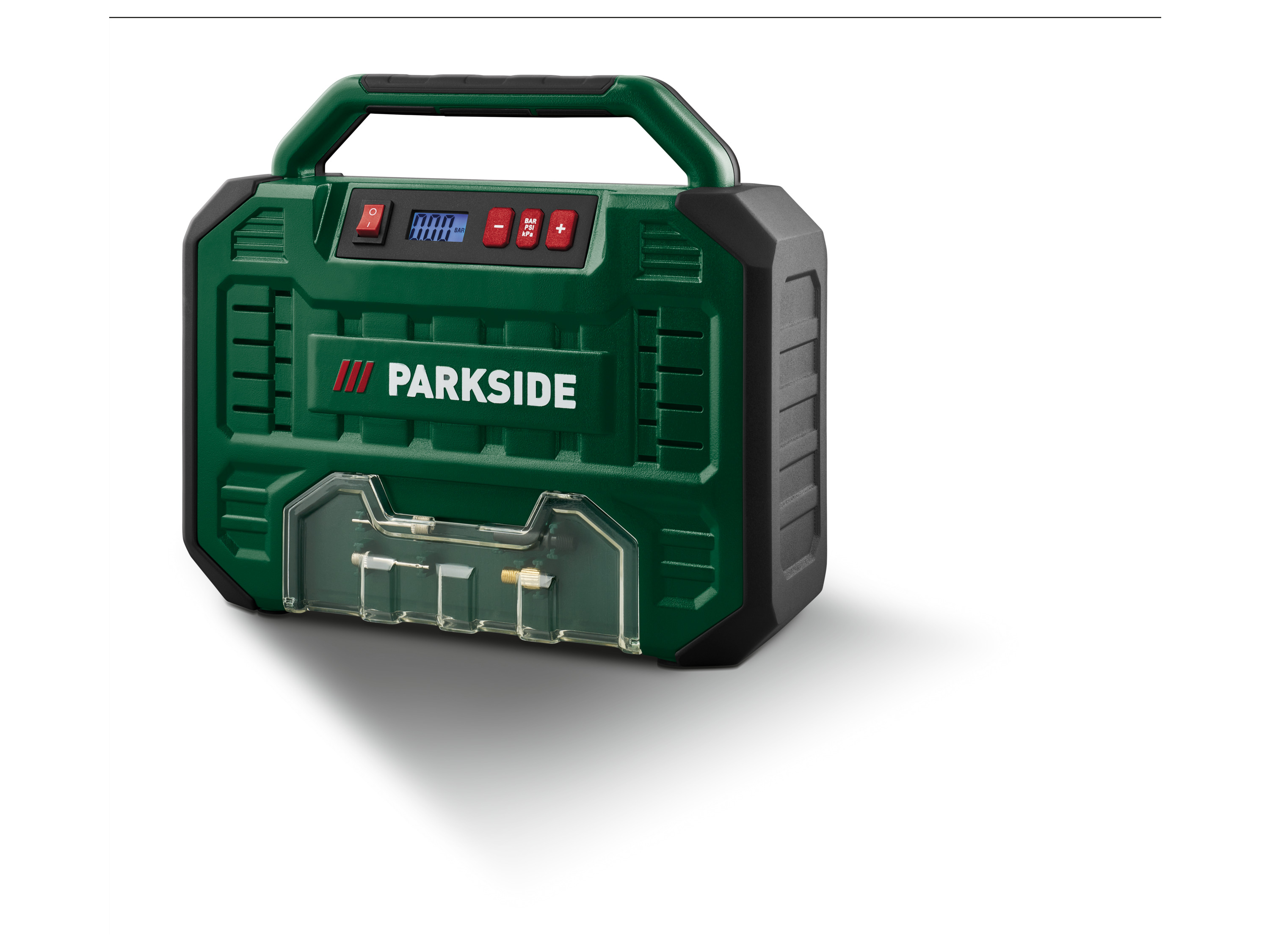 Parkside® Přenosný kompresor s digitálním zobrazením 12 V / 230 V PMK 150 A1