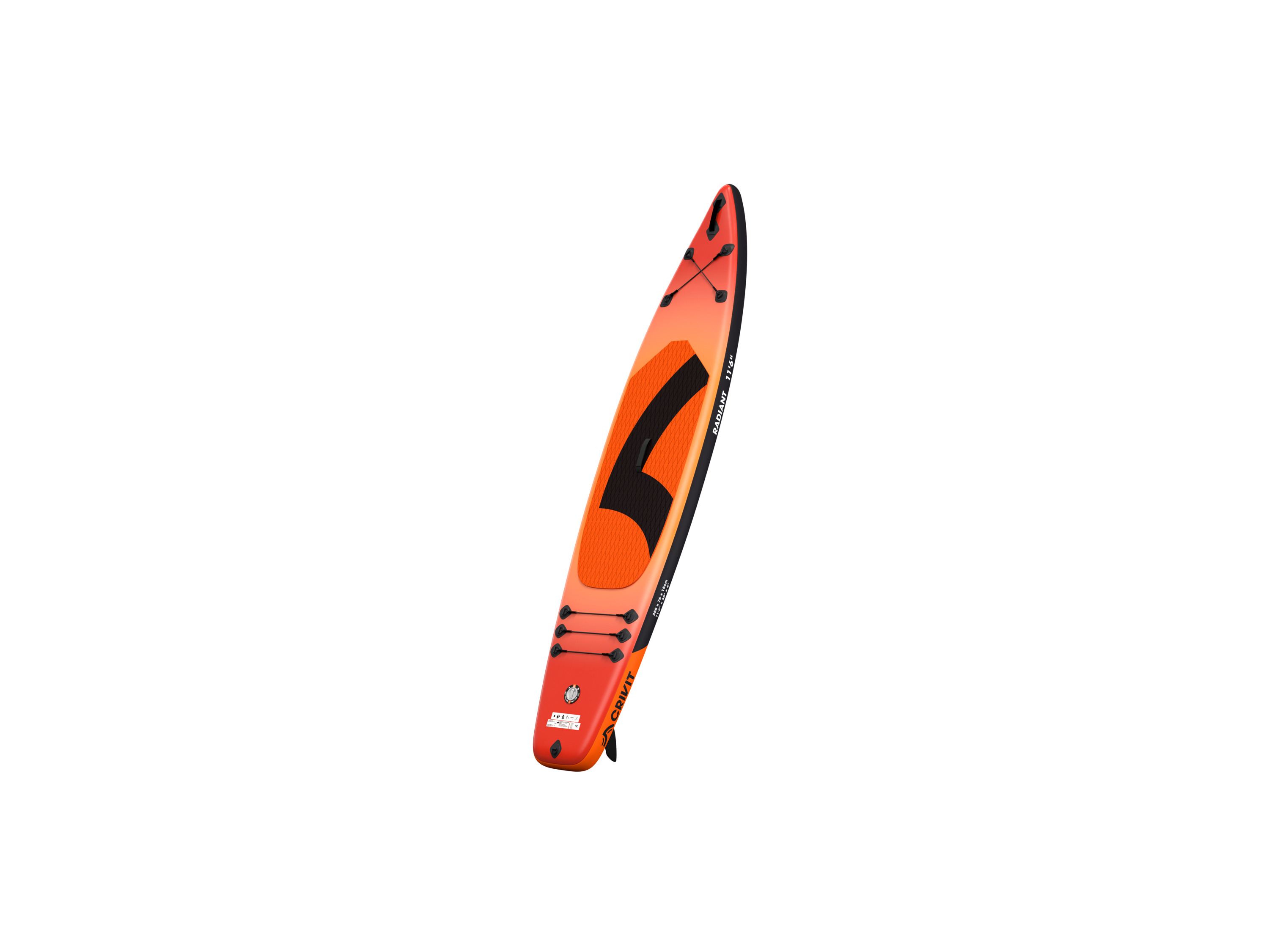 CRIVIT Jednokomorový paddleboard Touring Light Weight 11'6", základní sada - 2