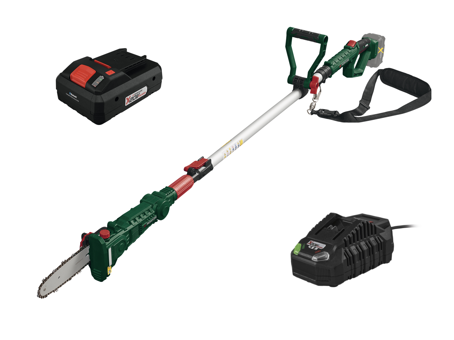 PARKSIDE® Aku prořezávač PAHE 20-Li D4, Smart 4 Ah