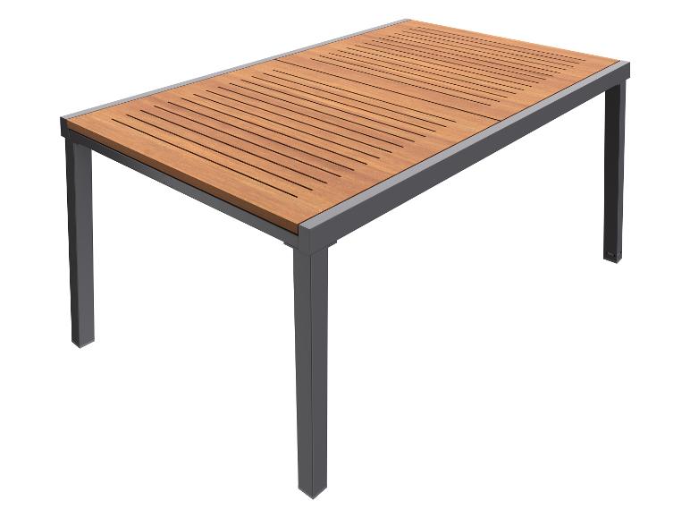  Zobrazit na celou obrazovku Hliníkový rozkládací stůl Valencia, 150–200 x 90 cm, hnědá - Obrázek 6