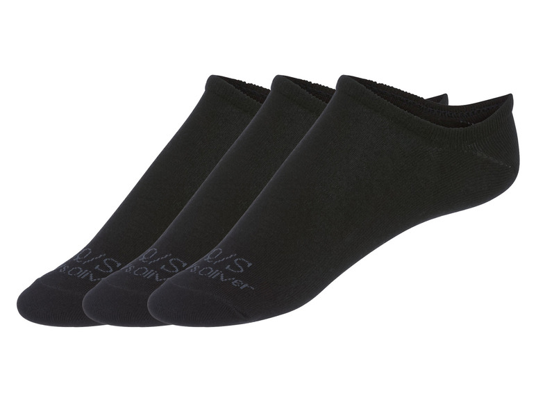  Zobrazit na celou obrazovku QS by s.Oliver Dámské / Pánské nízké ponožky Footies, 3 páry - Obrázek 15