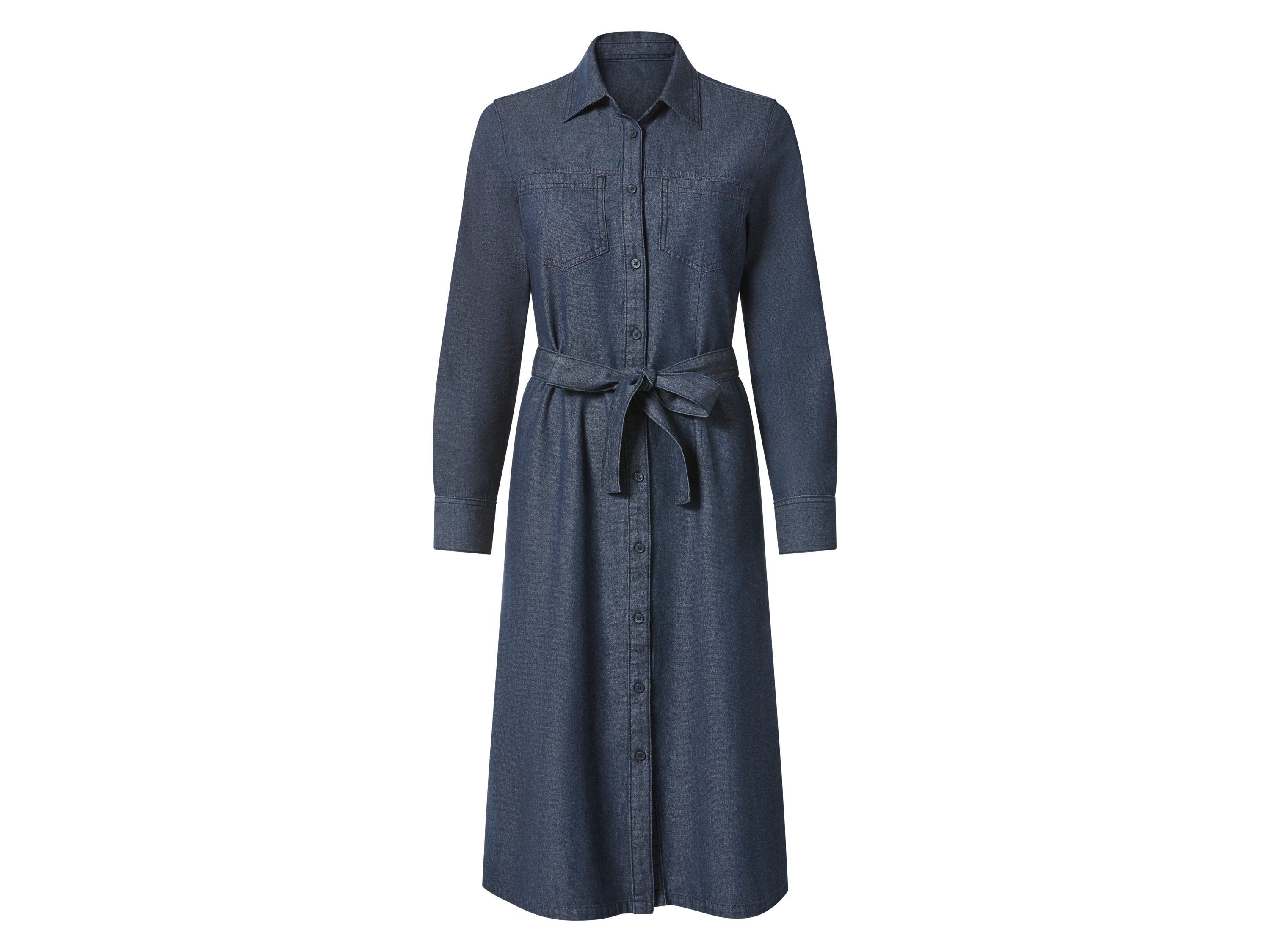 esmara® Dámské džínové šaty (tmavě modrá, 38)