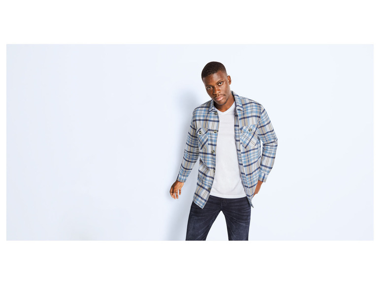  Zobrazit na celou obrazovku LIVERGY® Pánský flanelový overshirt - Obrázek 7