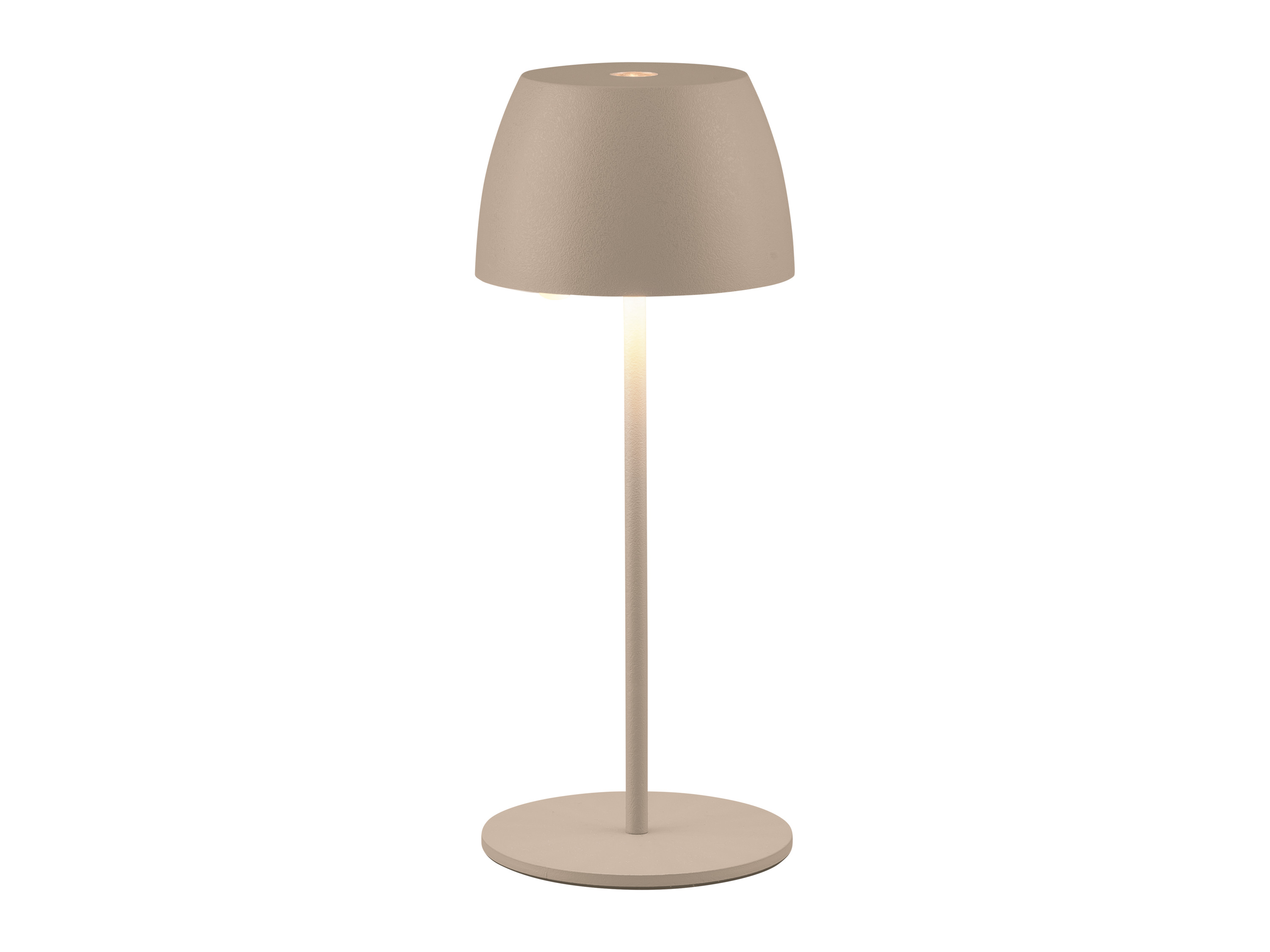 Livarno home Aku stolní LED lampa Stockholm (béžová)