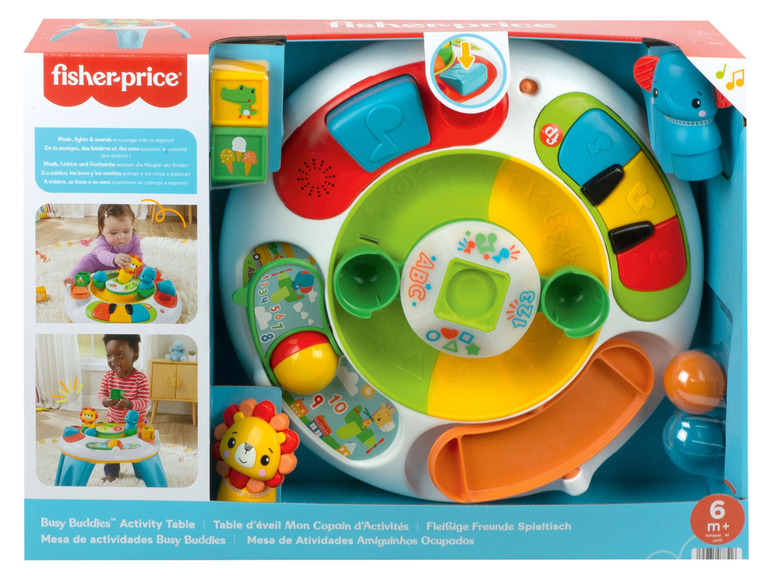  Zobrazit na celou obrazovku Fisher-Price Hrací stůl Kamarádi z džungle - Obrázek 3