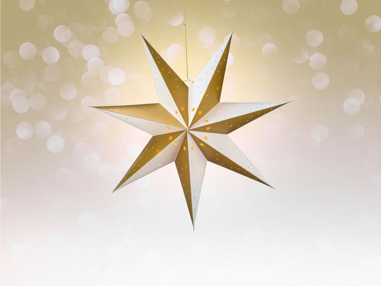  Zobrazit na celou obrazovku LIVARNO home Vánoční LED hvězda, 20 LED, 70 cm - Obrázek 4