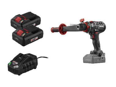 PARKSIDE PERFORMANCE® Aku příklepová vrtačka 150 Nm PPSBSA 20-Li C3, 2x Smart 4 Ah