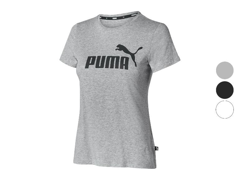 Šedé Puma tričko s černým logem.