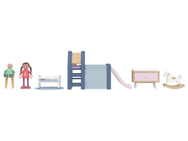  Zobrazit na celou obrazovku Playtive Dřevěný nábytek / Sada panenek - Obrázek 14