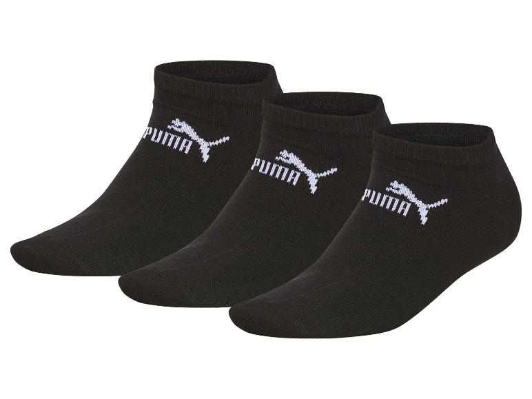 Tři páry černých ponožek Puma.