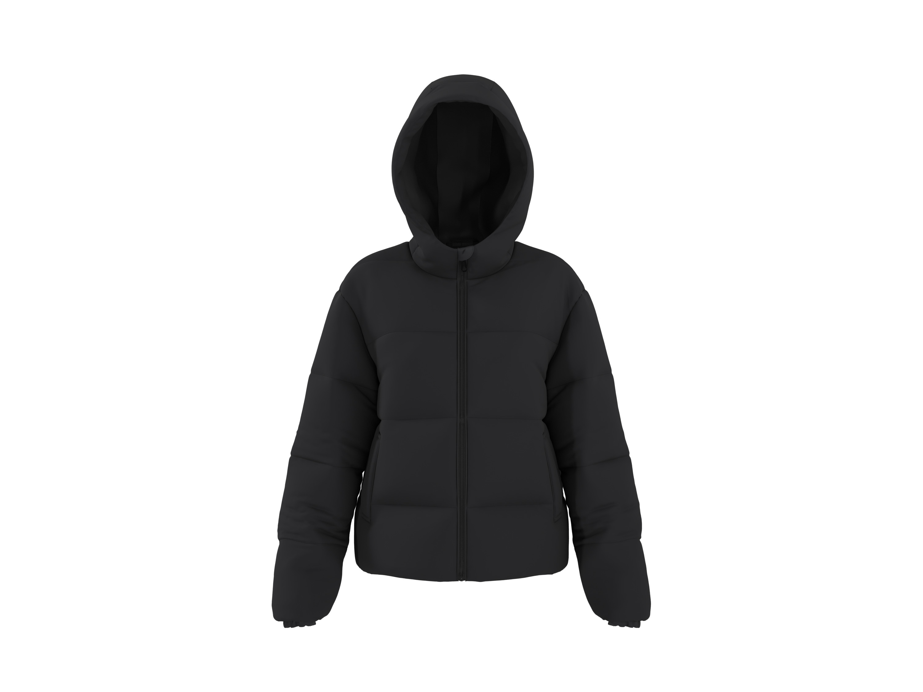 Esmara® Dámská prošívaná bunda (černá, S(36/38))