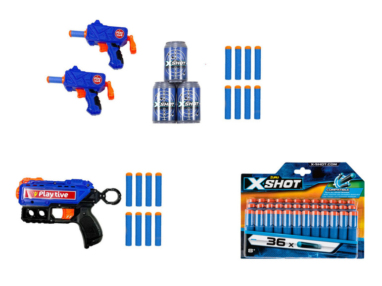  Zobrazit na celou obrazovku Playtive Xshot pistole / náhradní šipky - Obrázek 1