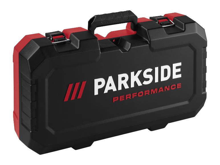 PARKSIDE PERFORMANCE kufr na nářadí v černé a červené barvě