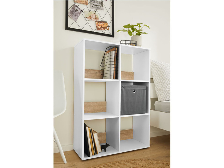  Zobrazit na celou obrazovku LIVARNO home Regal s 6 přihrádkami Liverpool - Obrázek 4