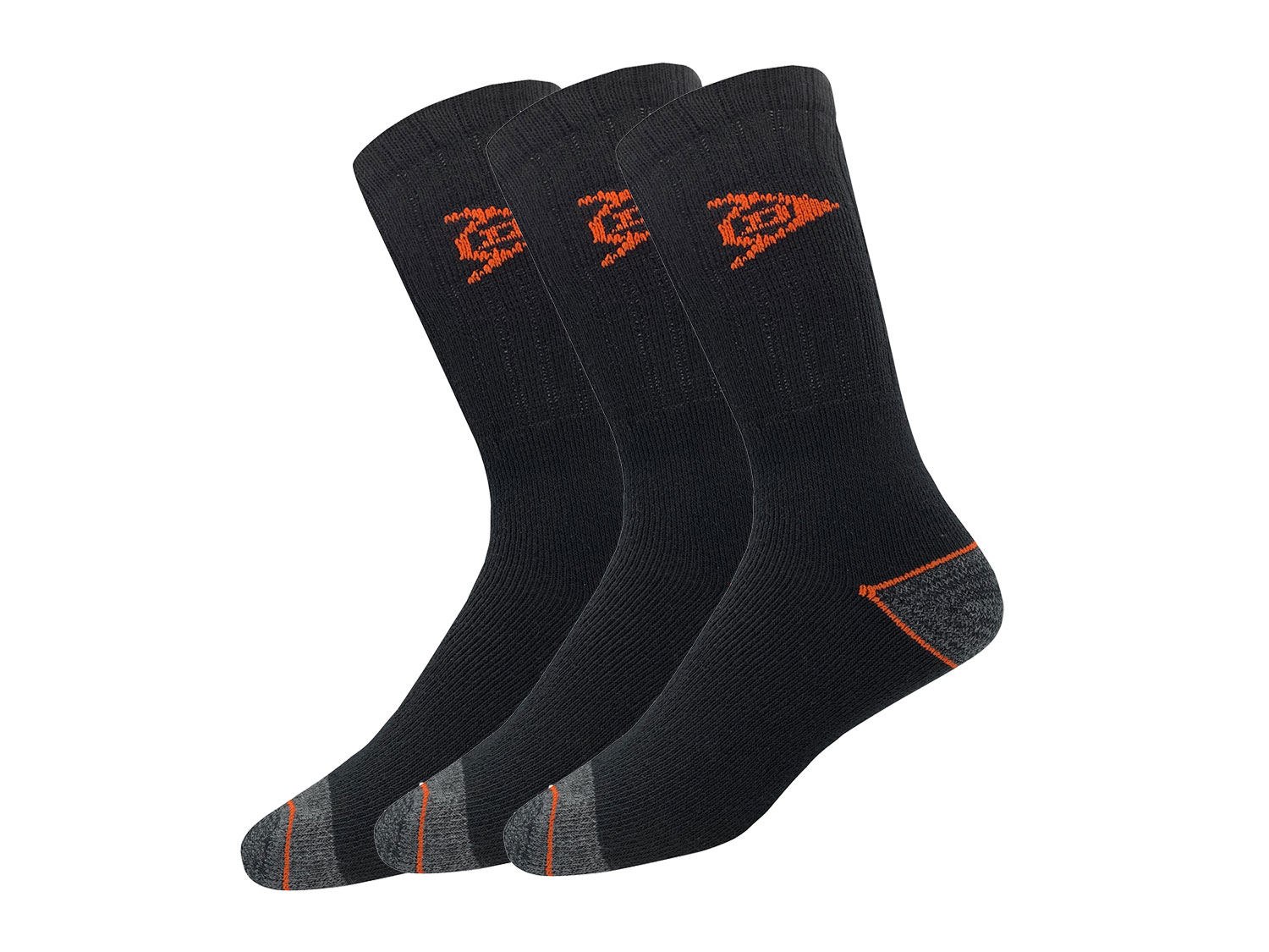 Dunlop Pánské pracovní ponožky, 3 páry (černá, 43-46)