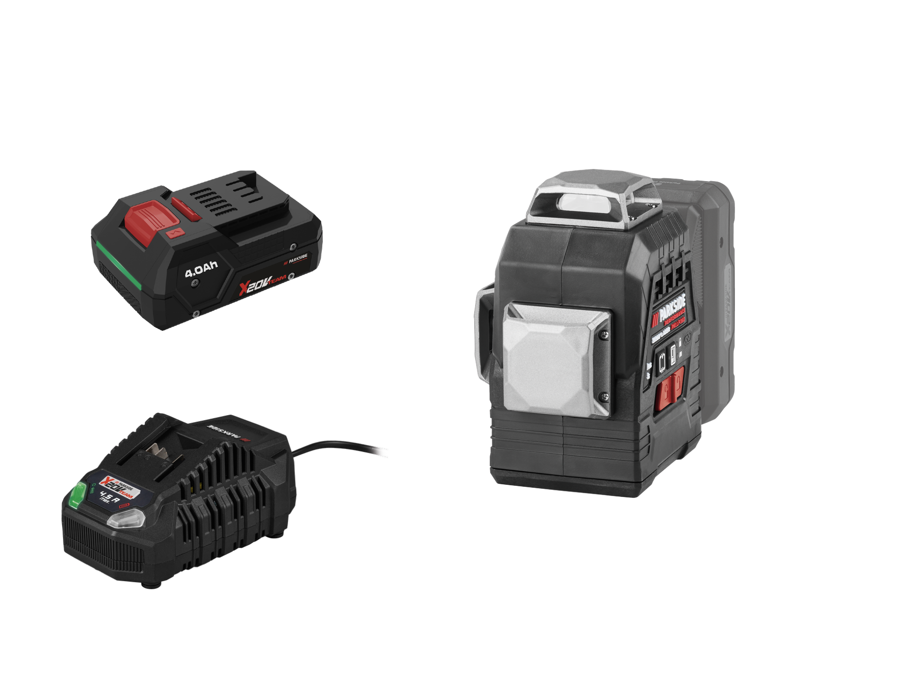 Parkside Performance® Aku křížový liniový laser Pkllp 3360 A1, Smart 4 Ah
