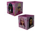 Dvě růžové úložné boxy s obrázky Barbie.