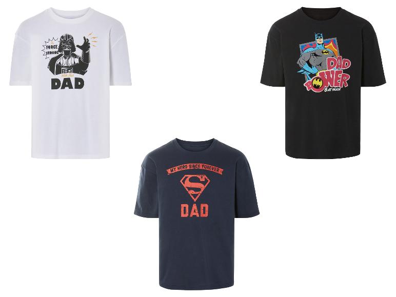 Trička k Den otců s Darth Vaderem, Batmanem a Supermanem.