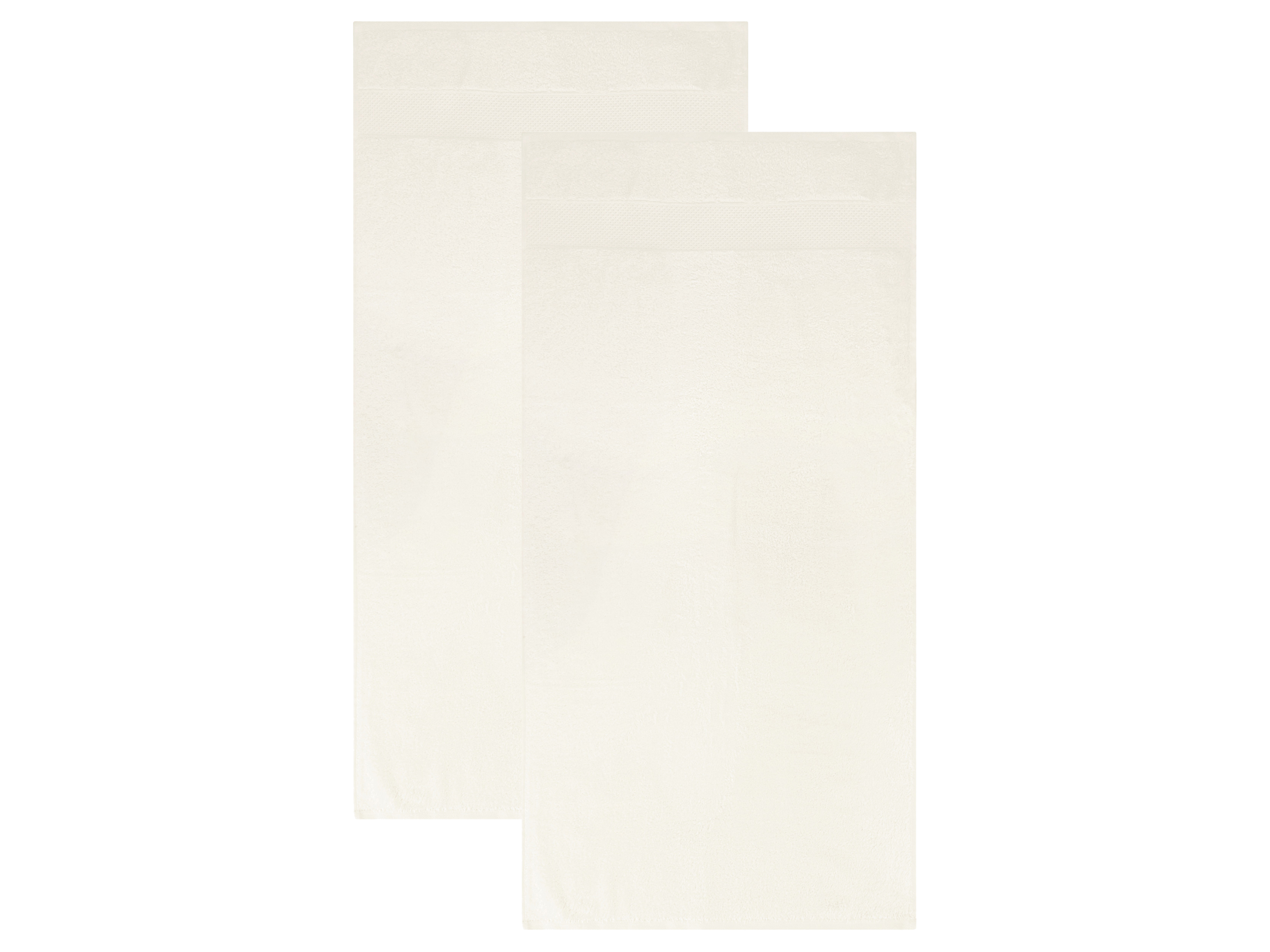 Livarno® Froté ručník, 50 x 100 cm, 600 g/m2, 2 kusy (bílá)