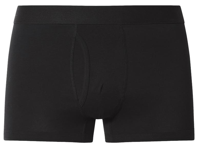 Pánské černé boxerky s elastickým pasem.