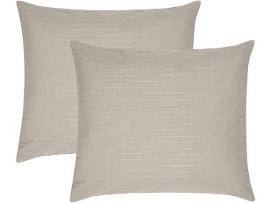 Sada dekorativnív potahů na polštáře, 70 x 80 cm, béžová, 2dílná