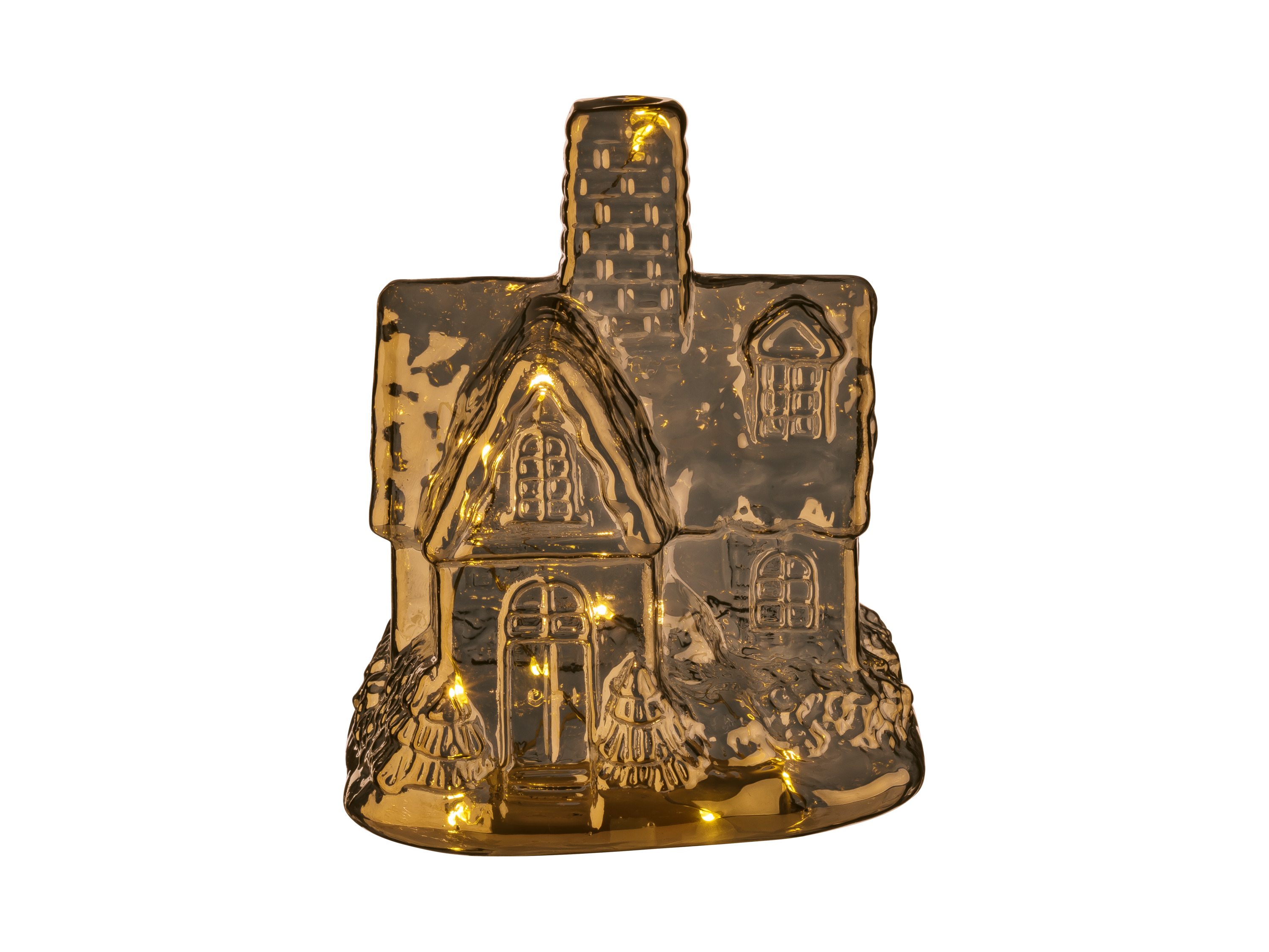 Livarno home Skleněná LED dekorace (dům)