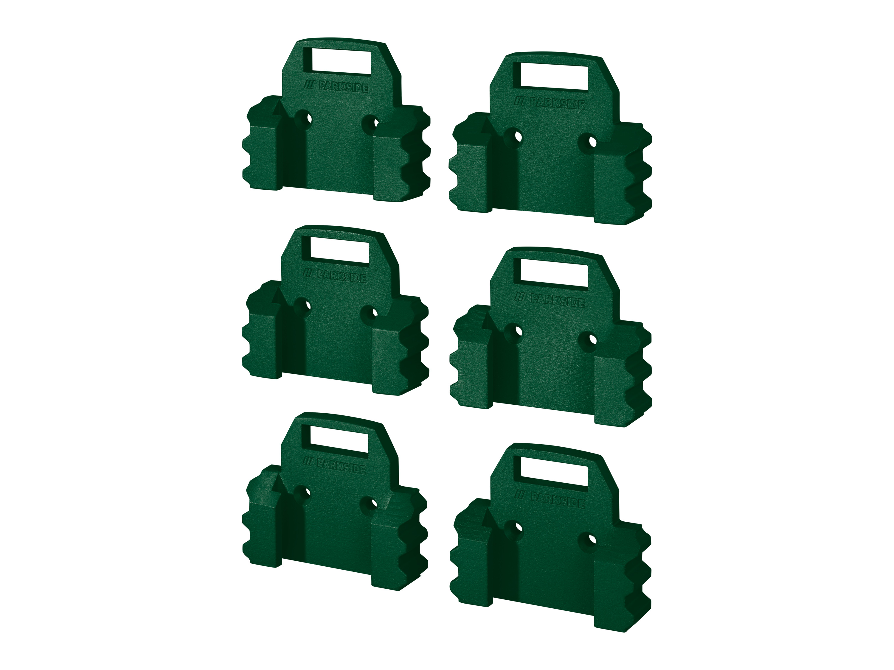 Parkside® Sada nástěnných držáků X 20 V Team (sada jednotlivých držáků, 6dílná)