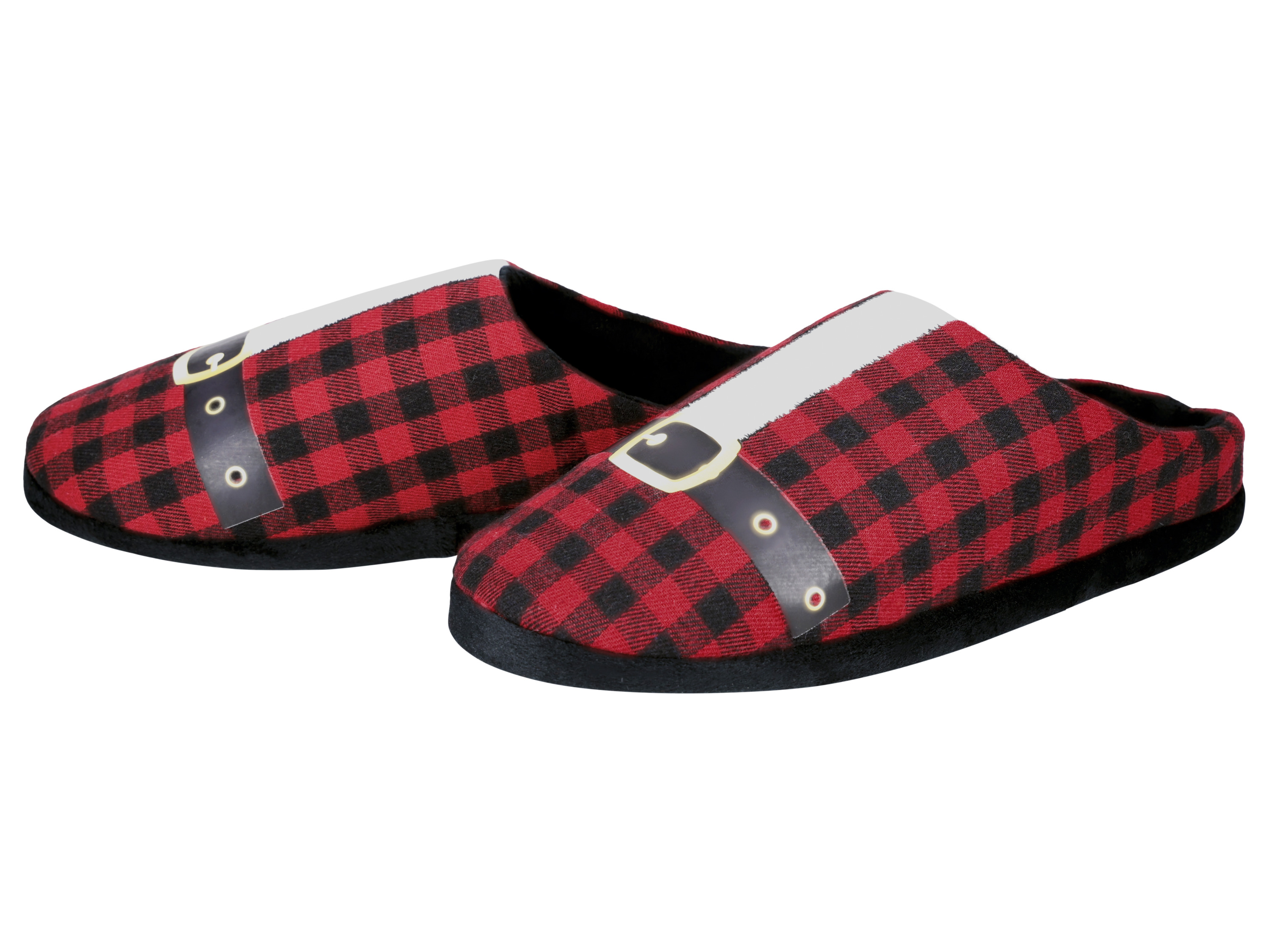 esmara® Pánská vánoční domácí obuv (červená, 44)