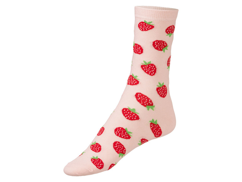 Zobrazit na celou obrazovku esmara® Dámské ponožky s veselým vzorem, BIO bavlna, 3 páry - Obrázek 12