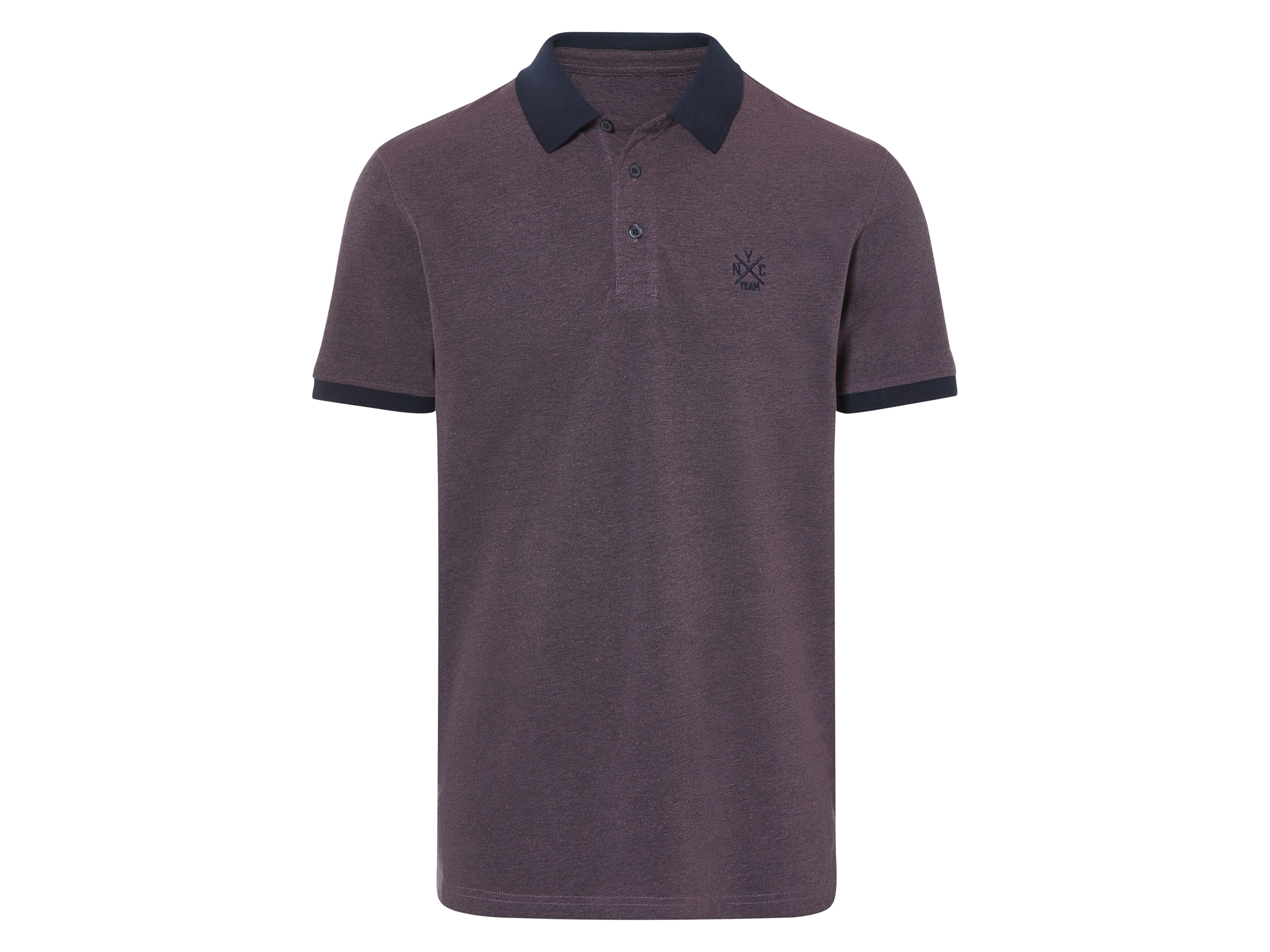 Livergy® Pánské polotriko (bordó, XXL (60/62))