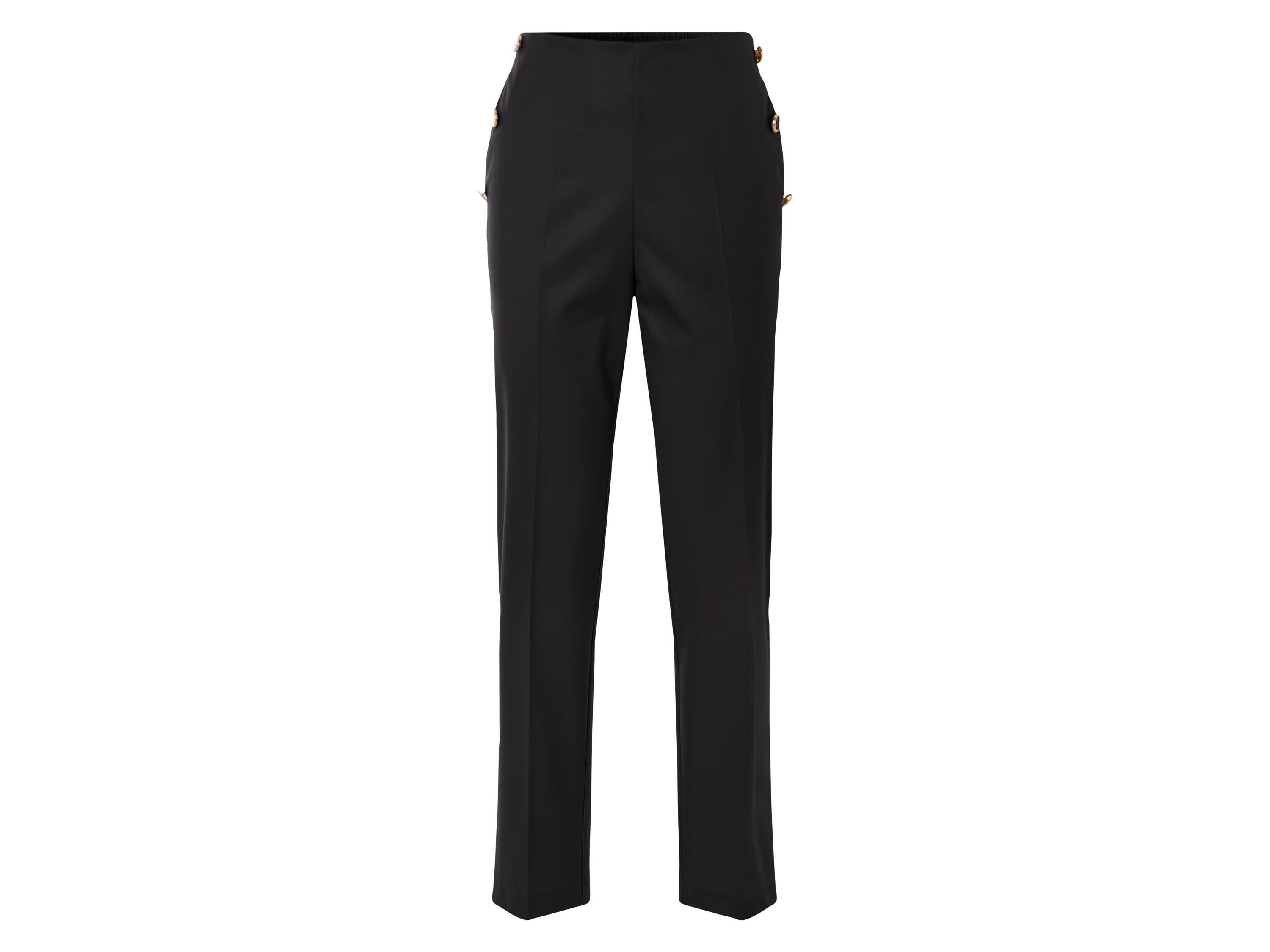 esmara® Dámské slacks kalhoty (černá, 42)