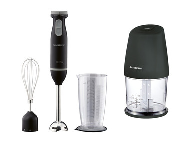 SILVERCREST® KITCHEN TOOLS Sada kuchyňských spotřebičů SMS632, 3dílná, černá