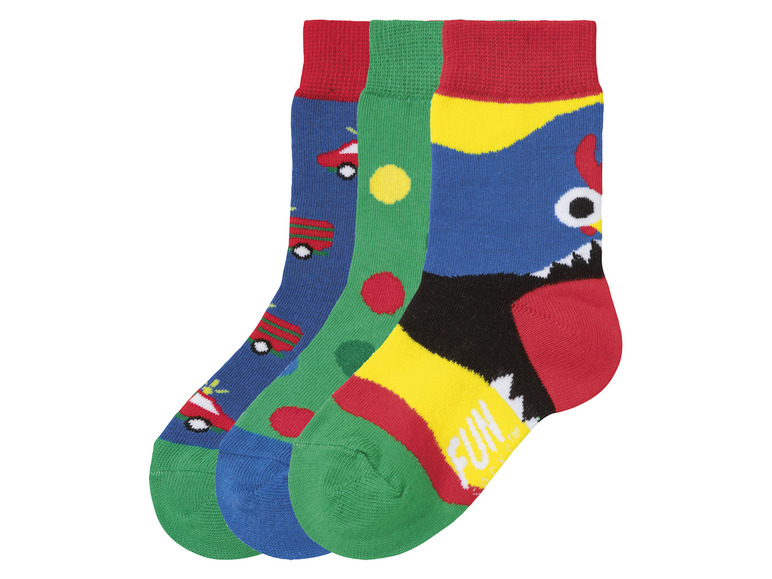  Zobrazit na celou obrazovku Fun Socks Dětské ponožky, 3 páry - Obrázek 8