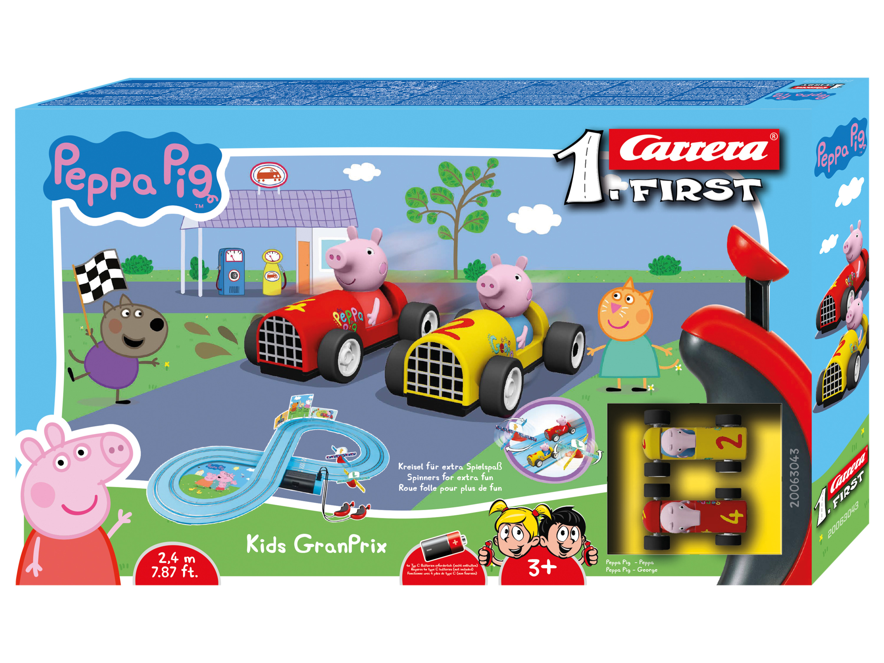 Carrera First Dětská autodráha (Prasátko Peppa)