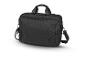Černá taška na notebook s ramenním popruhem.