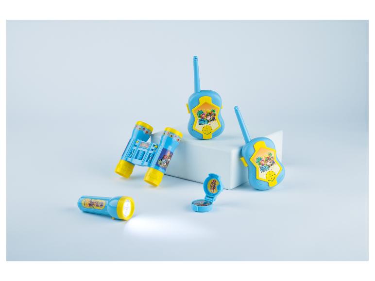 Chlapecké vysílačky, dalekohled a baterka Paw Patrol.