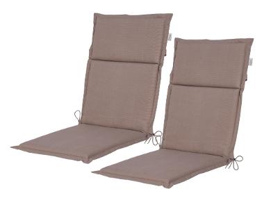 LIVARNO® Sada potahů na židli Houston, 107 x 45 x 4 cm (béžová), 2dílná