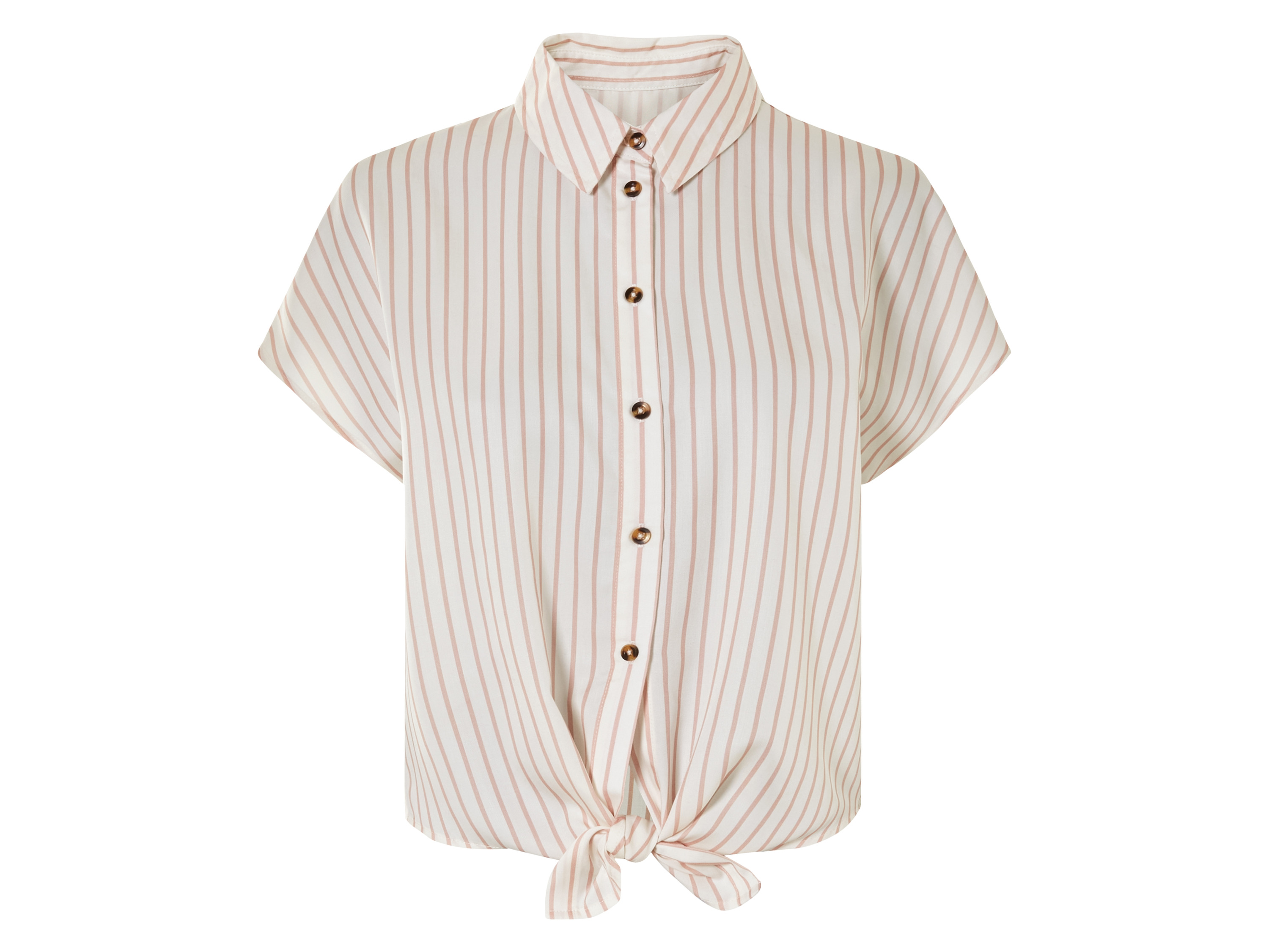 esmara® Dámská zavinovací blůza (bílá / světle růžová, 34)