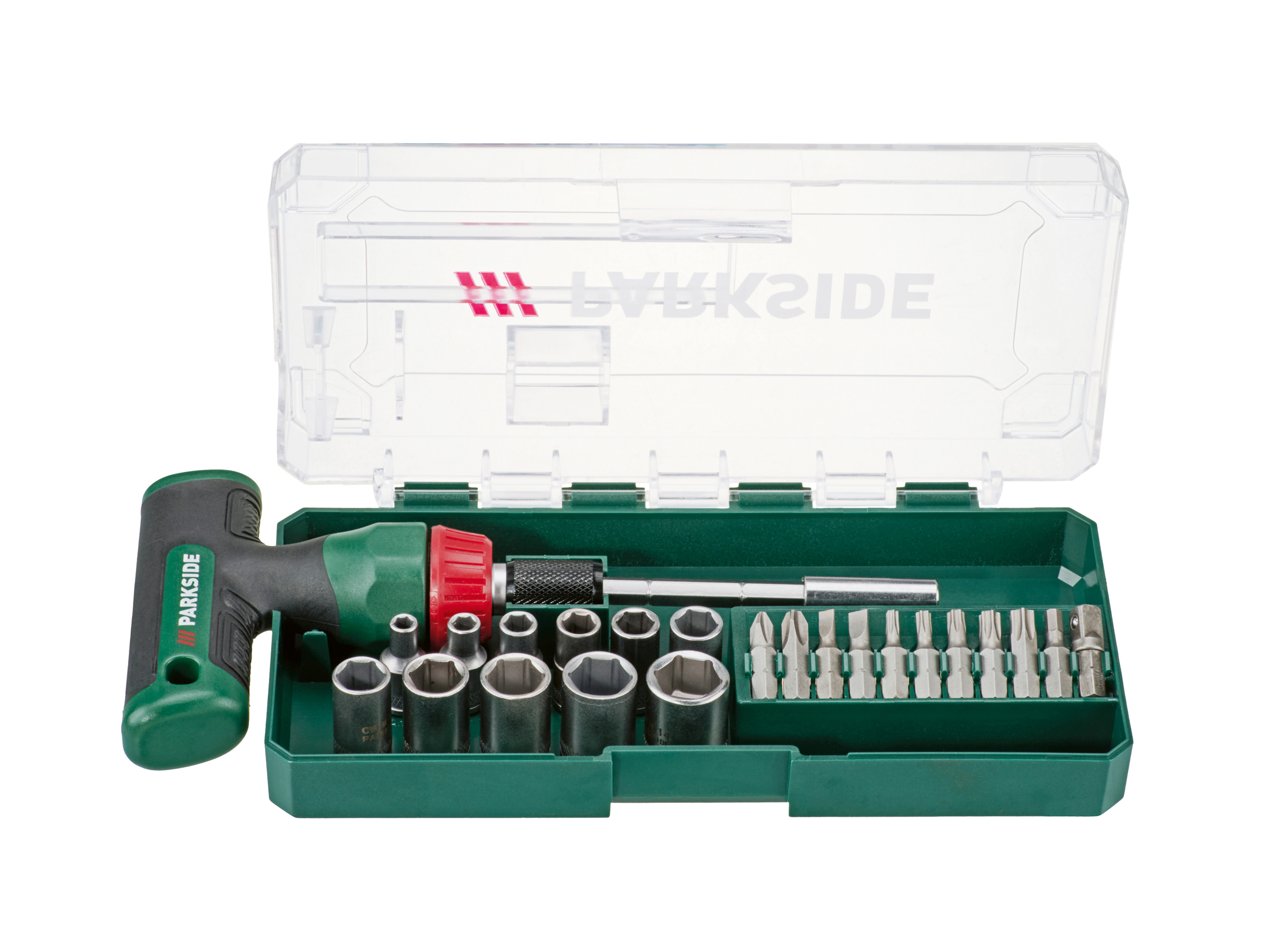 Parkside® Sada šroubováku s bity, 23dílná / 24dílná (sada ráčnového šroubováku)