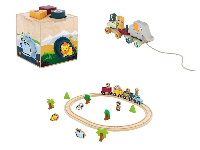  Zobrazit na celou obrazovku Playtive Dřevěná motorická hračka - Obrázek 1