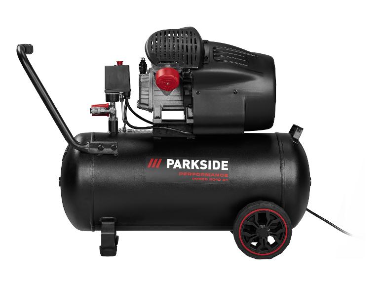 Vzduchový kompresor PARKSIDE PERFORMANCE PPKOD 5010 A1 v černé barvě