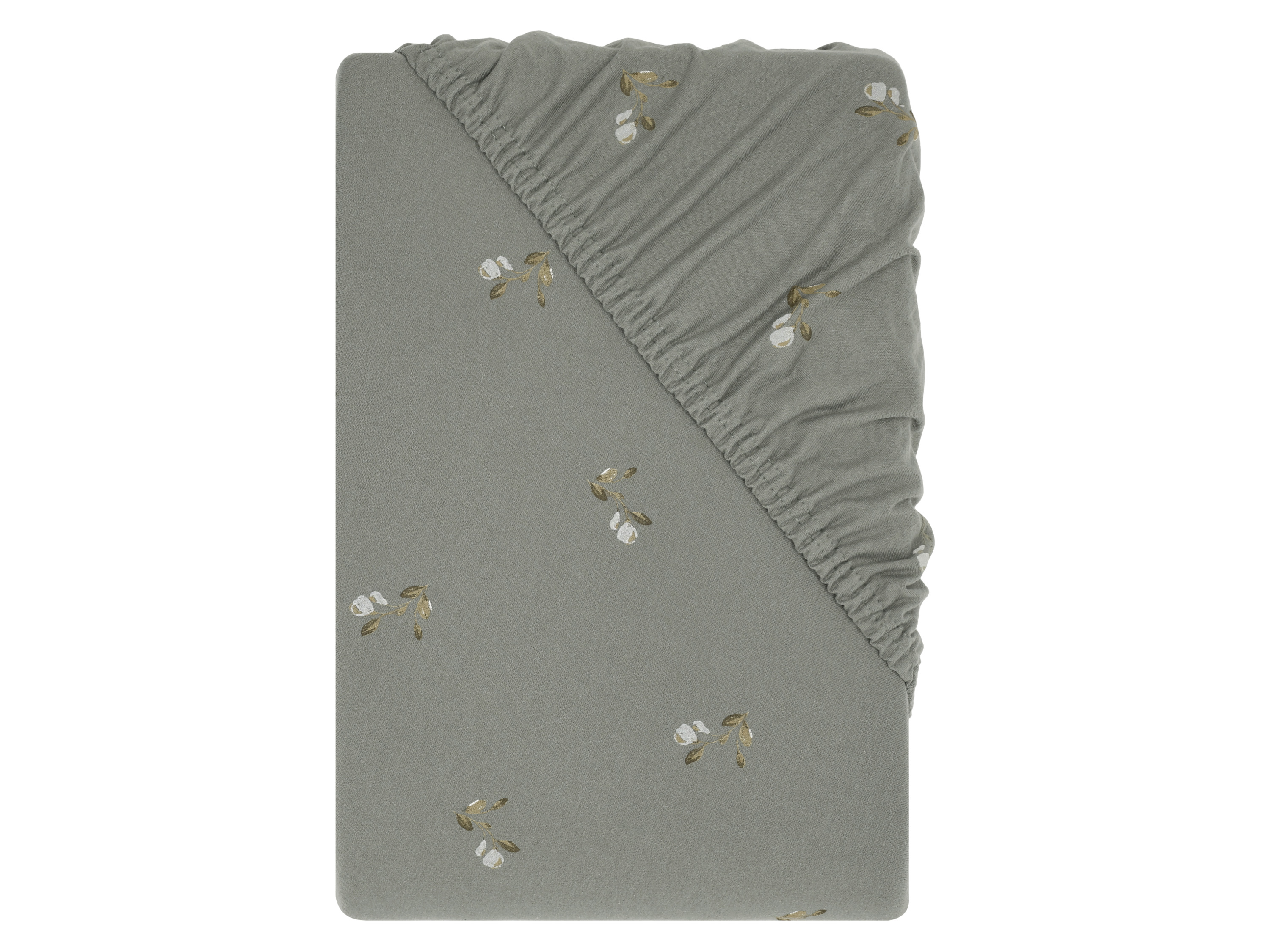 Livarno® Žerzejové napínací prostěradlo, 140-160 x 200 cm (květiny)