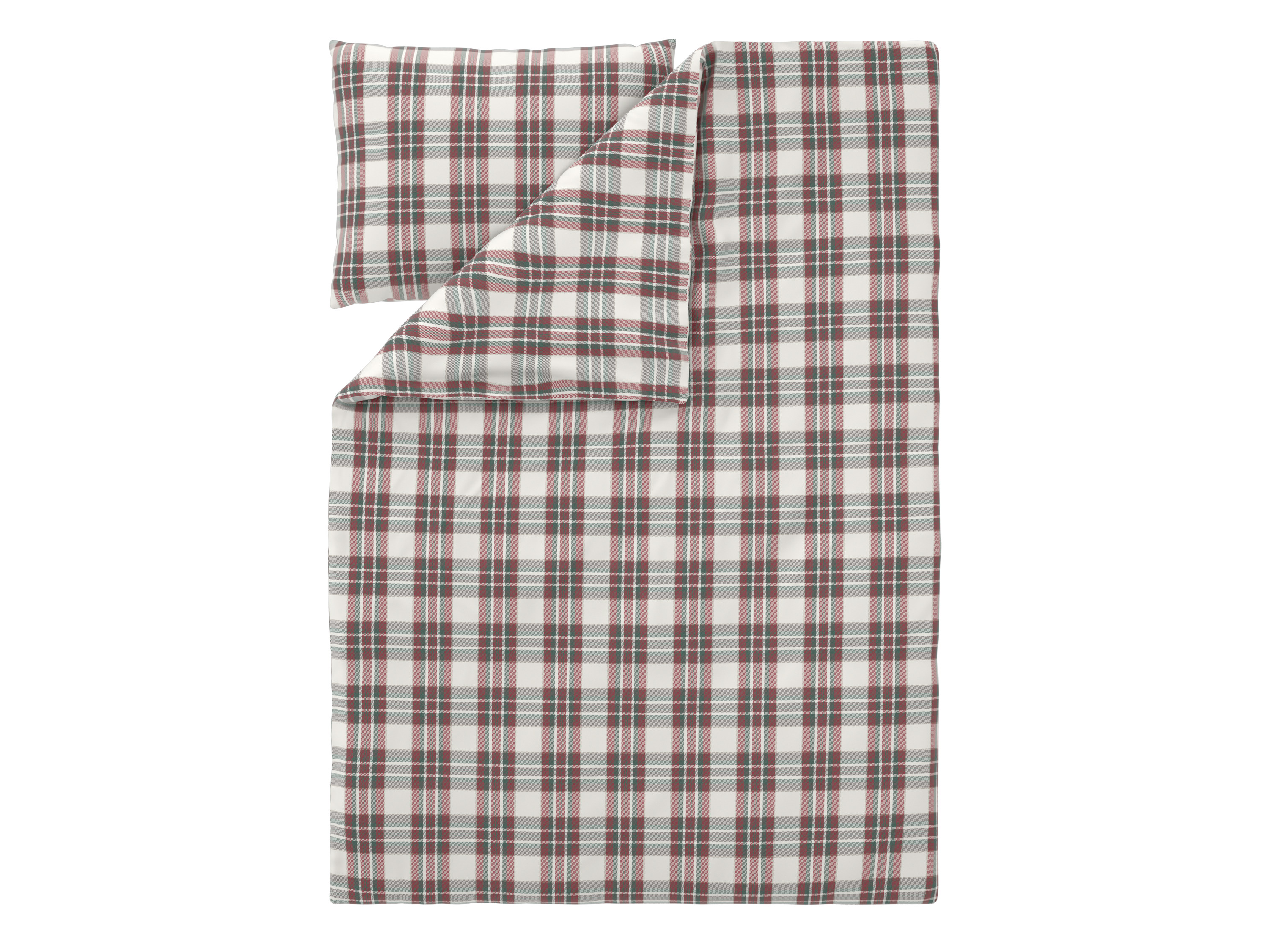 Livarno® Ložní povlečení z mikrovláknitého saténu, 140 x 200 cm, 70 x 90 cm (kostka červená)