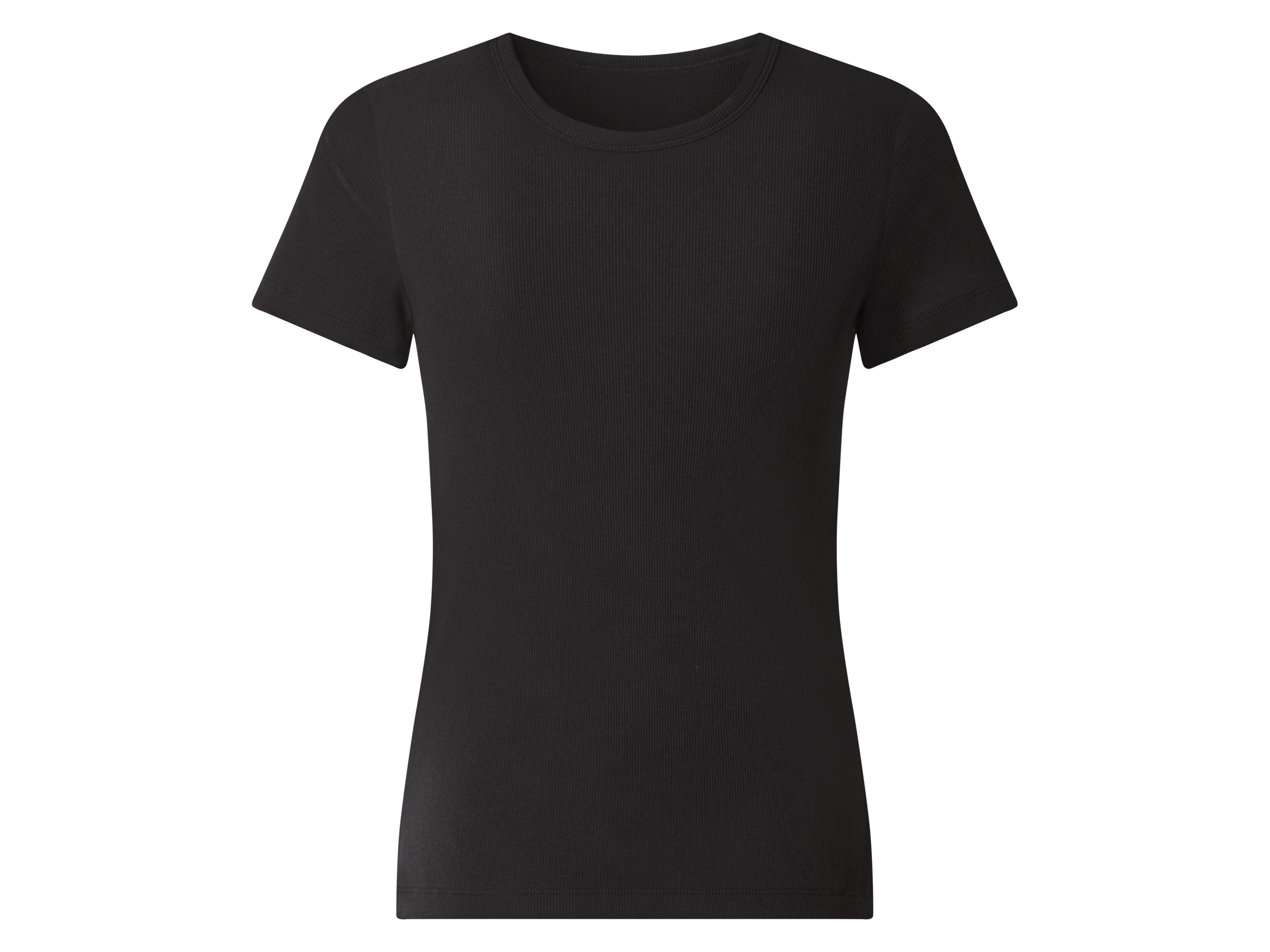 Esmara® Dámské vroubkované triko (černá, Xs(32/34))