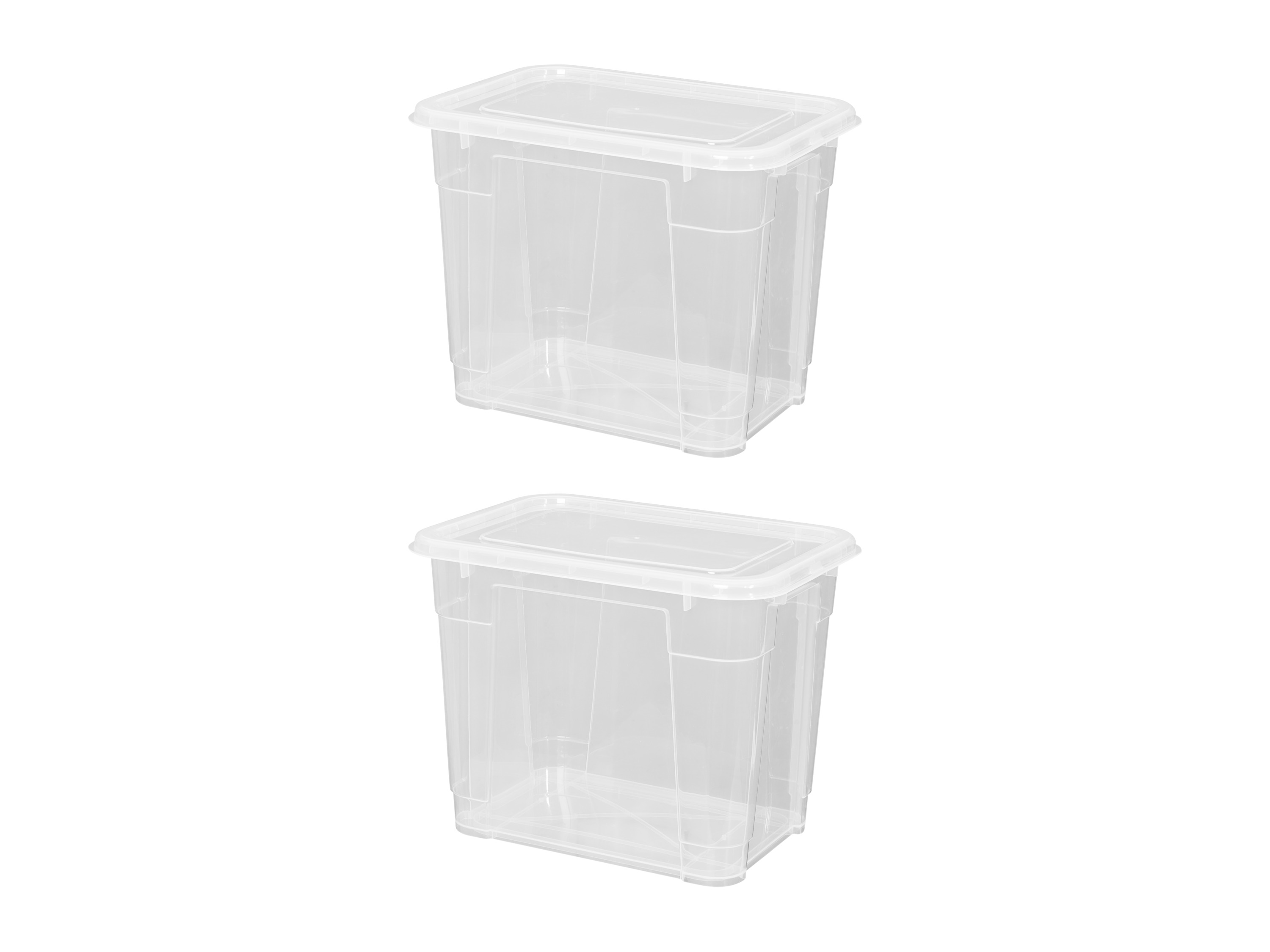 W5 Úložný box s víkem, 20 l, 2 kusy