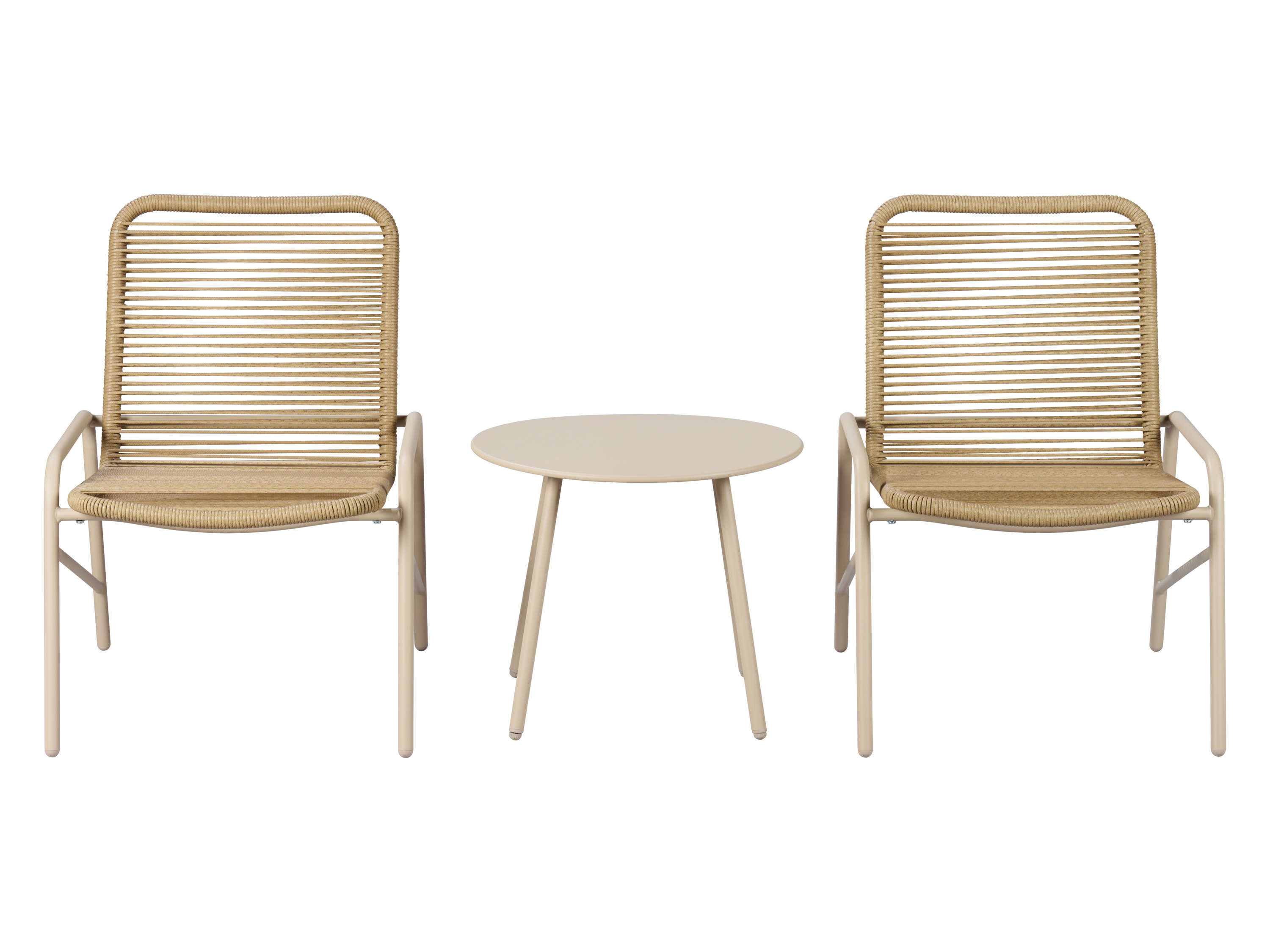 Livarno® Sada zahradního nábytku, 3dílná (béžová)