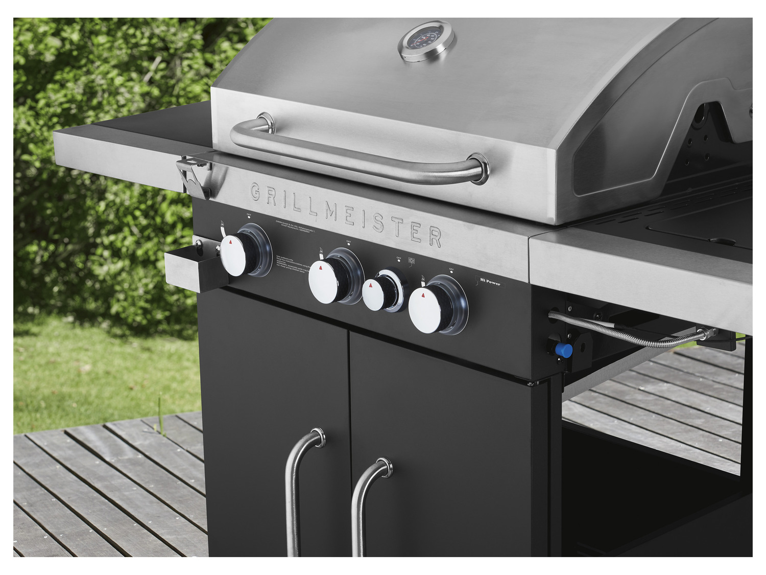 Grillmeister Gasgrill 3plus1 Brenner 14 4 Kw Plynový gril 14,4 kW, 3 + 1 | Lidl.cz