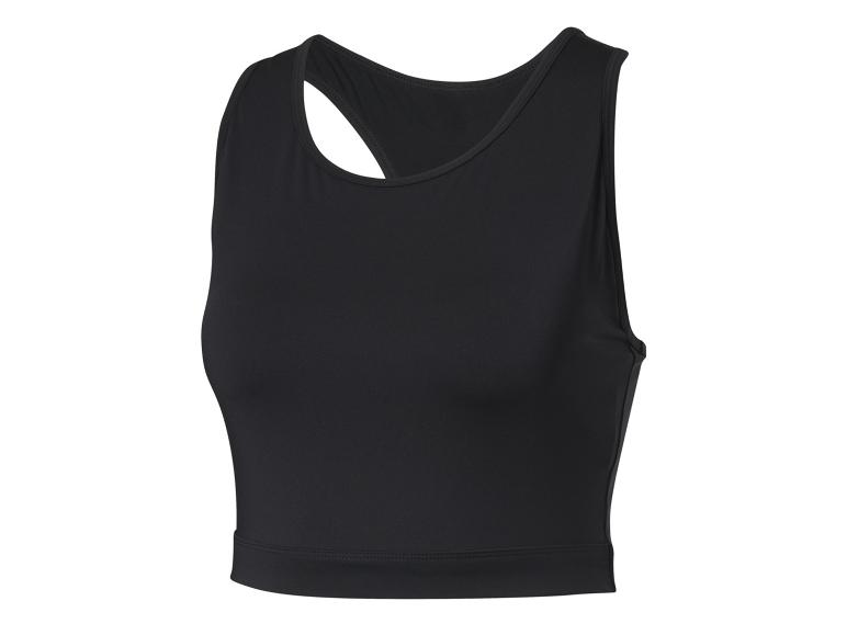 Černé sportovní tílko.