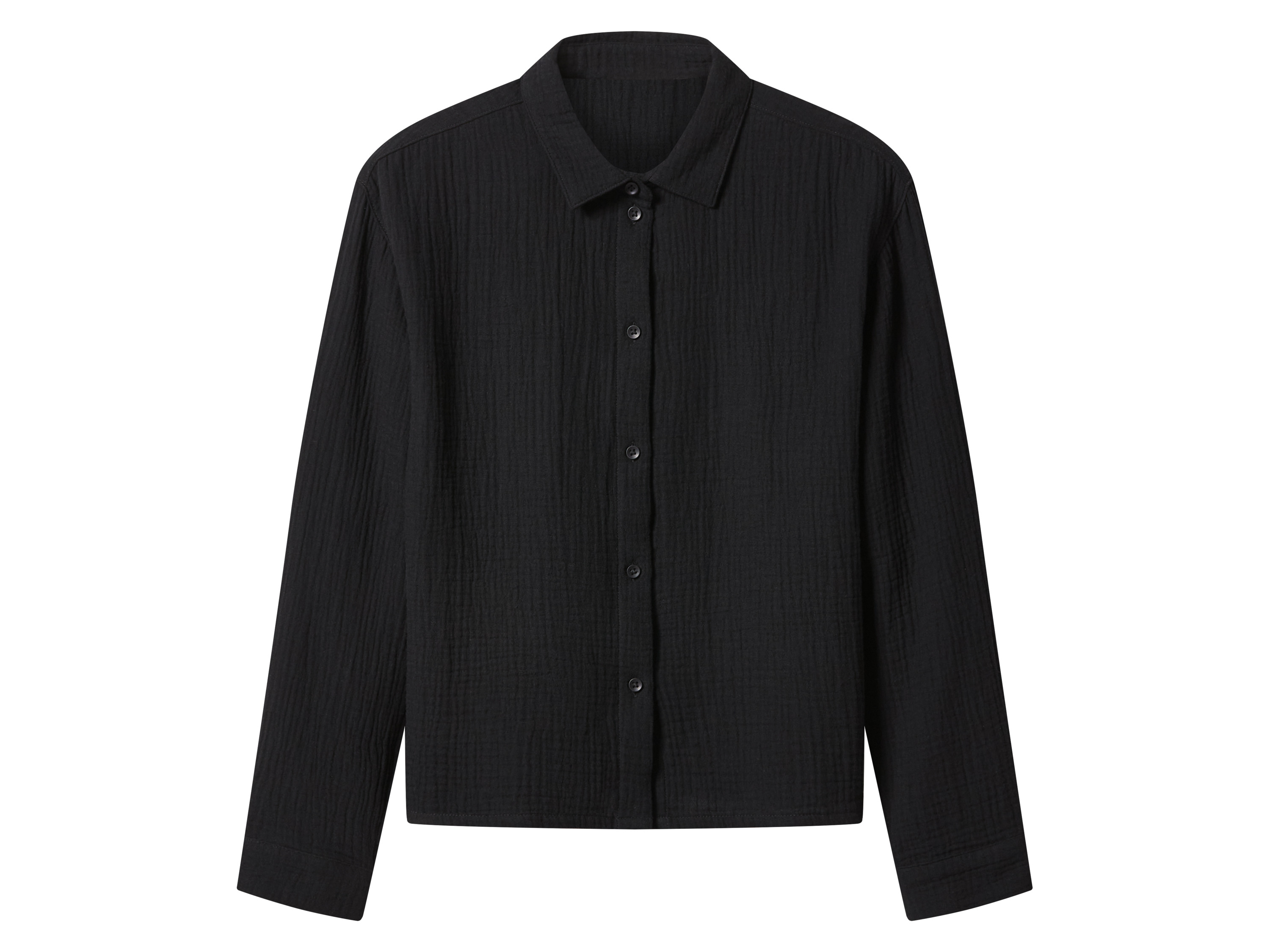 Esmara Kids Dívčí mušelínová blůza (černá, 134/140)