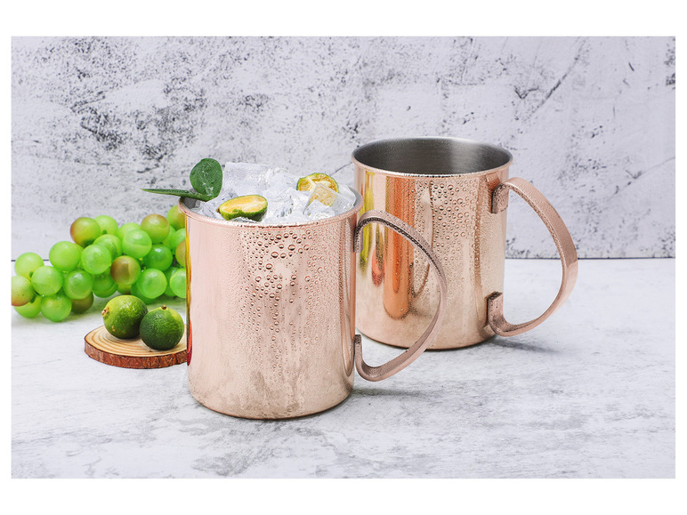  Zobrazit na celou obrazovku ECHTWERK Sada nerezových hrnků Moscow Mule, 2dílná/4dílná - Obrázek 3